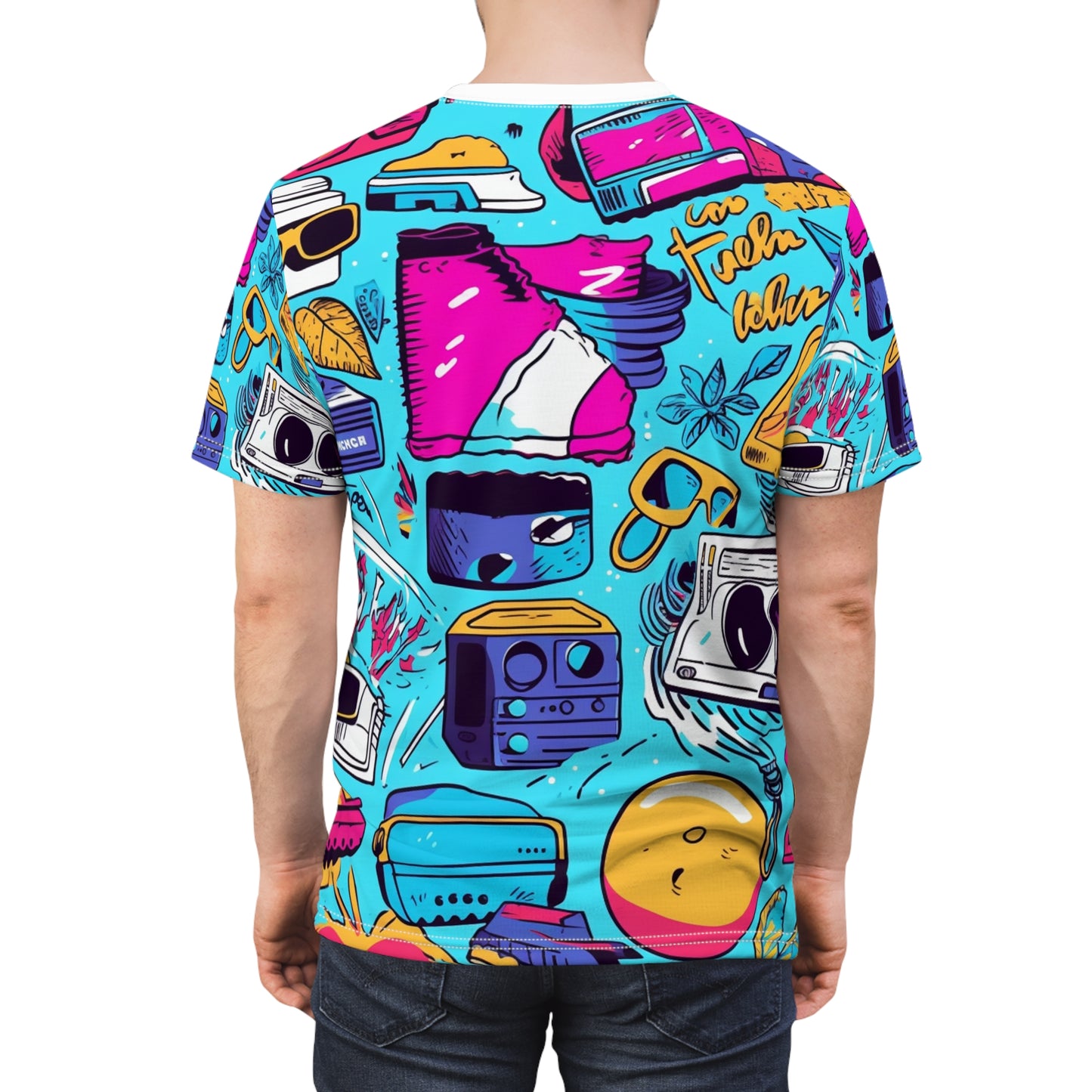 80s cabana design tee