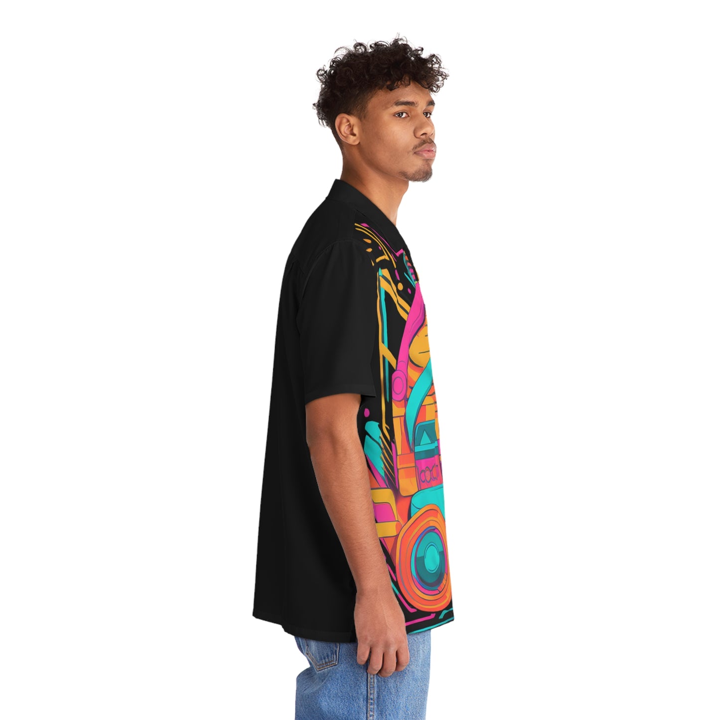 Hawaiian Breeze: 80s Retro T-Shirt