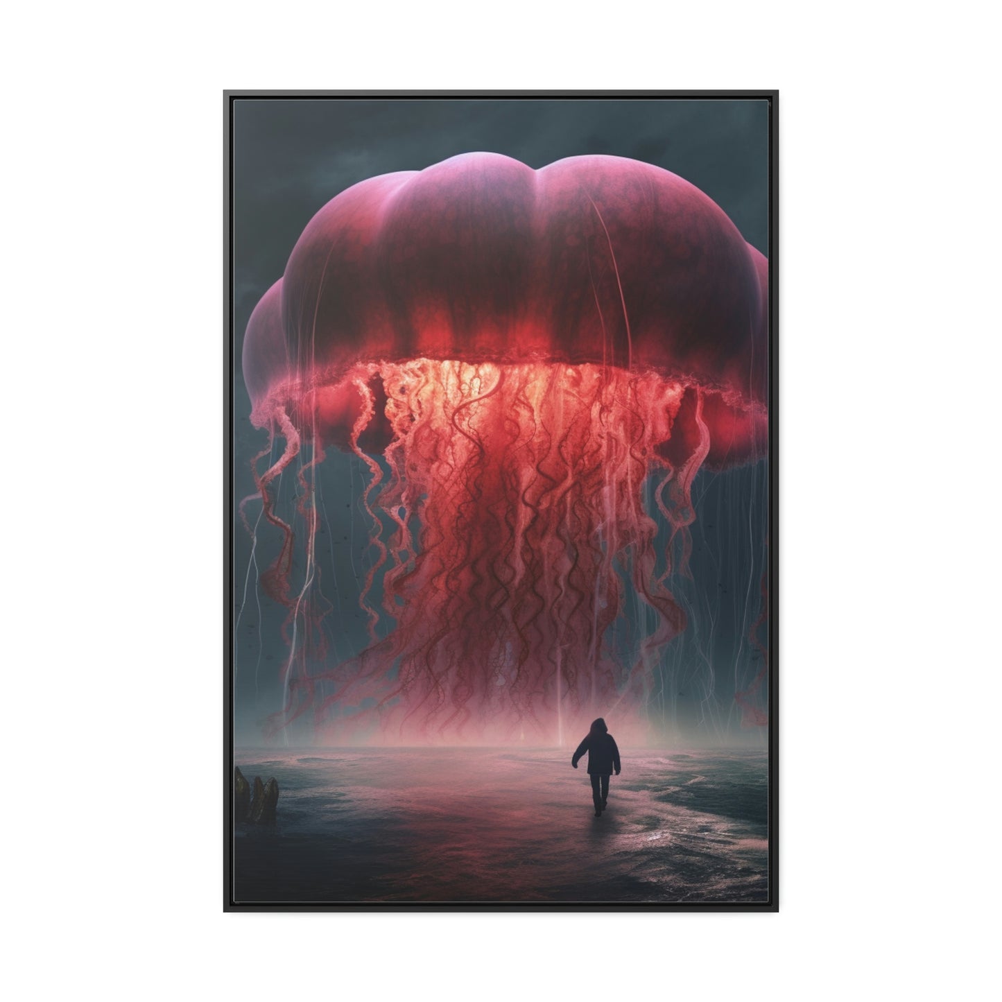Immortal Jellyfish on Canvas