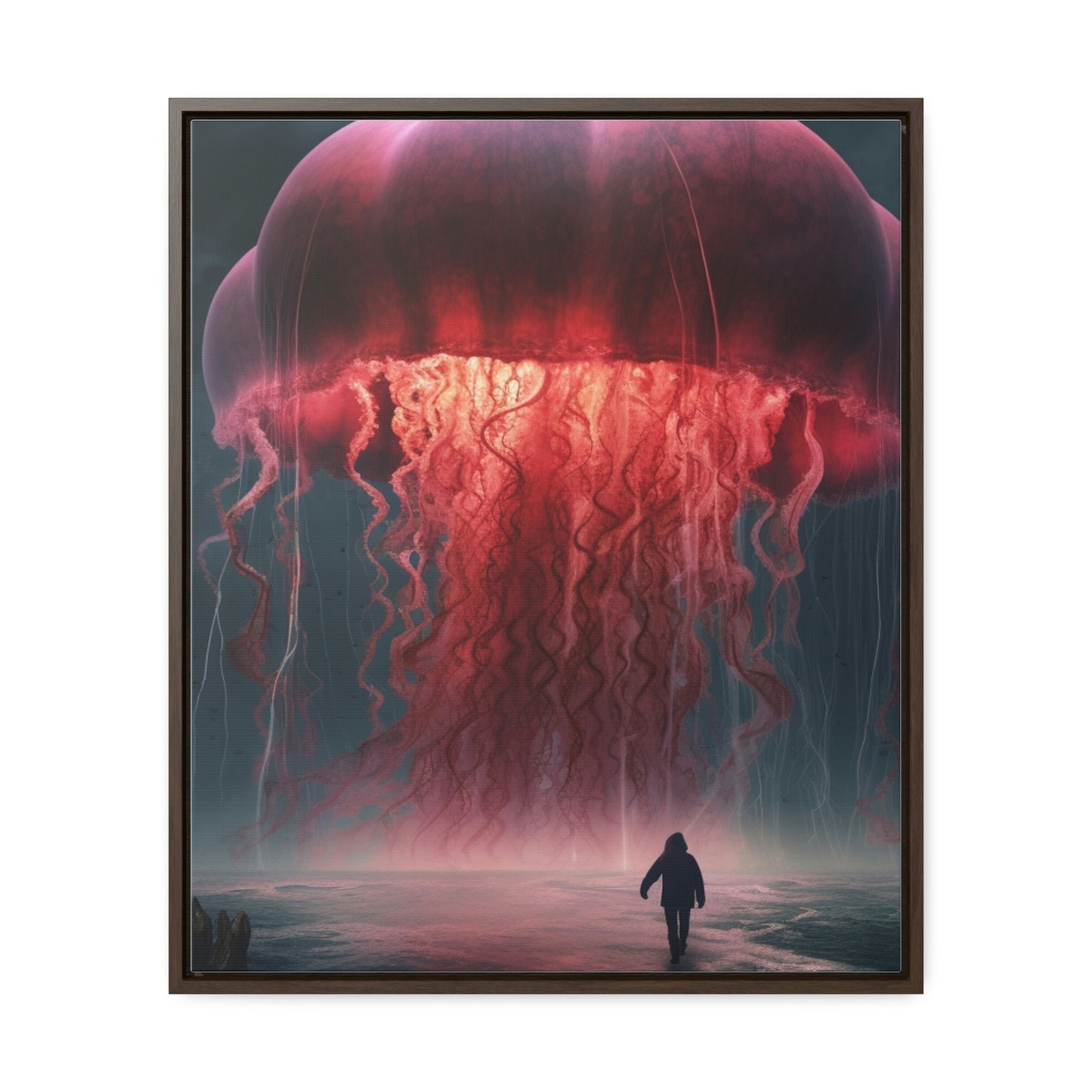 Immortal Jellyfish on Canvas