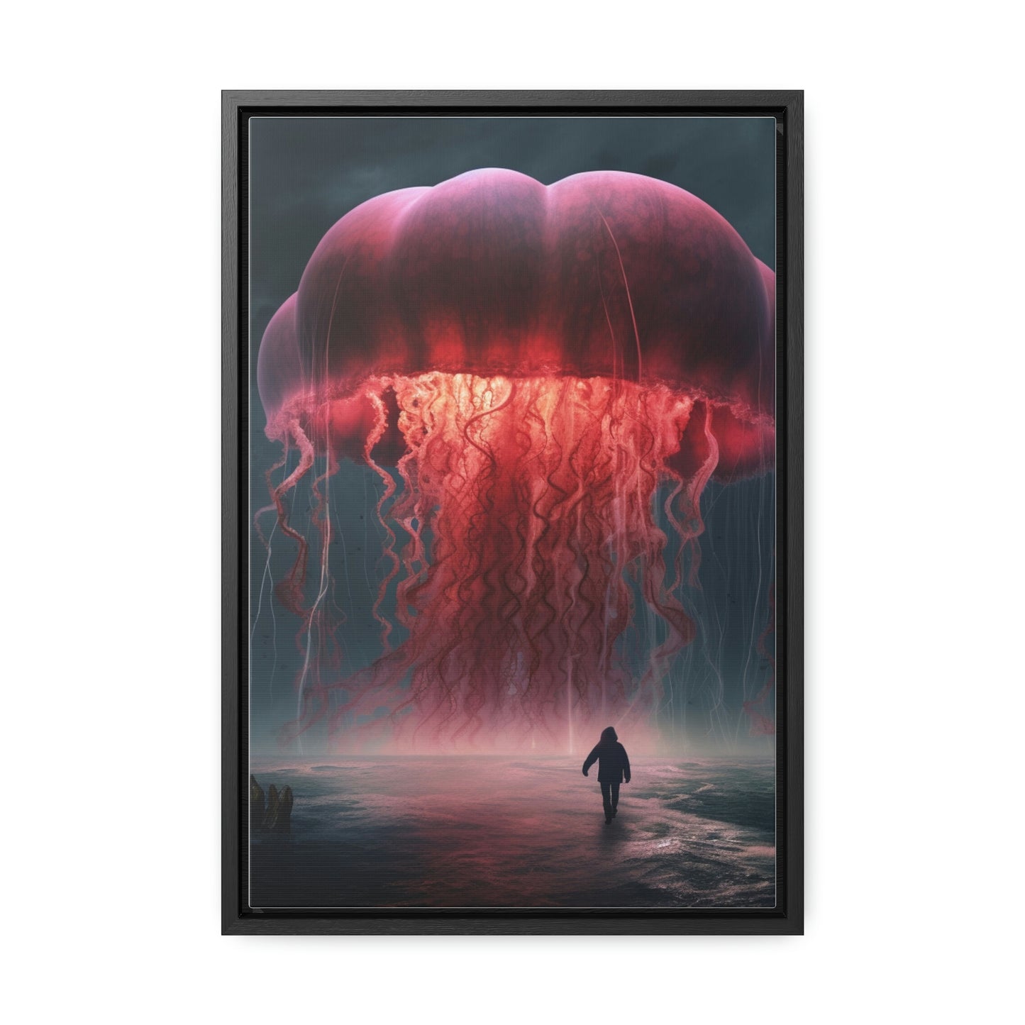 Immortal Jellyfish on Canvas
