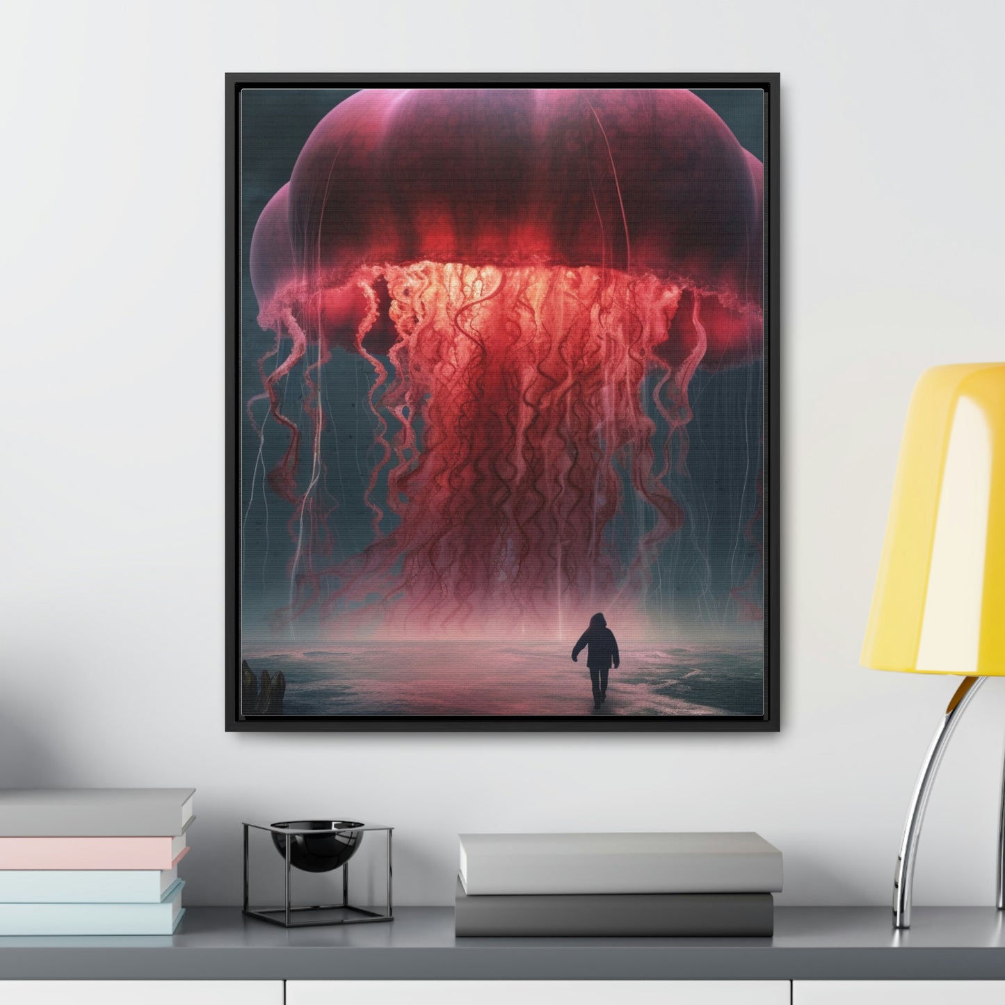 Immortal Jellyfish on Canvas