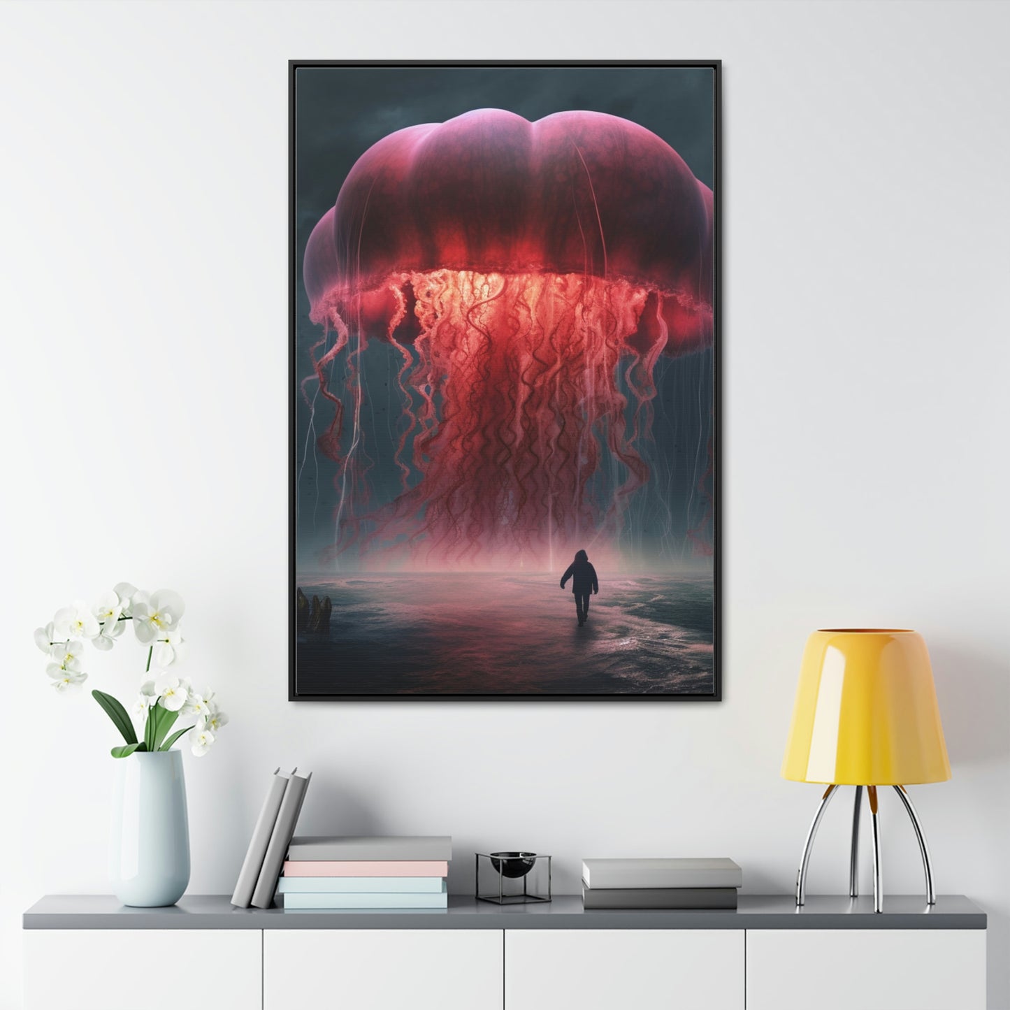 Immortal Jellyfish on Canvas