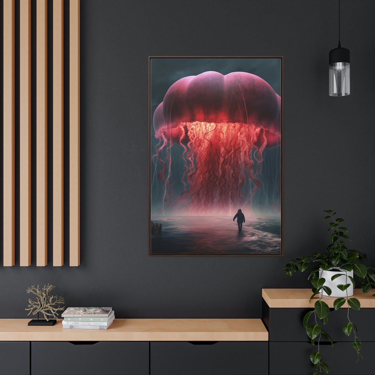 Immortal Jellyfish on Canvas