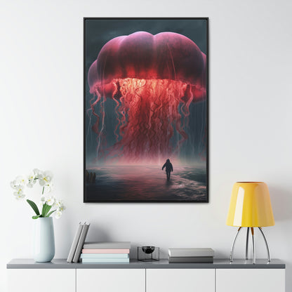 Immortal Jellyfish on Canvas