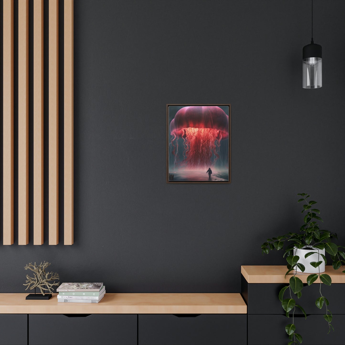 Immortal Jellyfish on Canvas