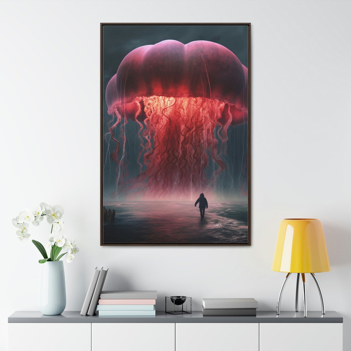 Immortal Jellyfish on Canvas